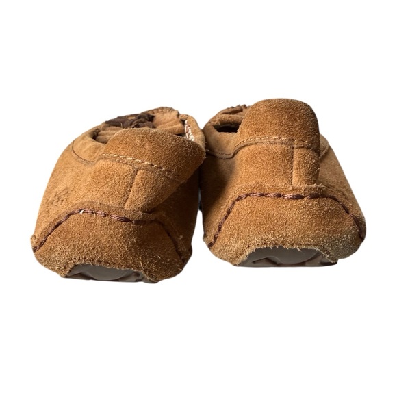 Ugg Australia Lizzy Moccasin Slip On Slippers Womens 9 Chestnut Brown Tassel - Picture 7 of 16